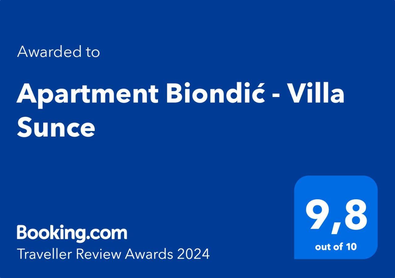 Apartment Biondic - Villa Sunce Сен Екстериор снимка